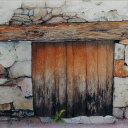 aquarel deurtje