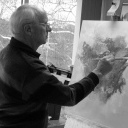ARIE AAN HET WERK IN ATELIER
